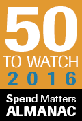 Spend Matters release 2016 50/50 List including Source One Management Services as a Provider to Watch